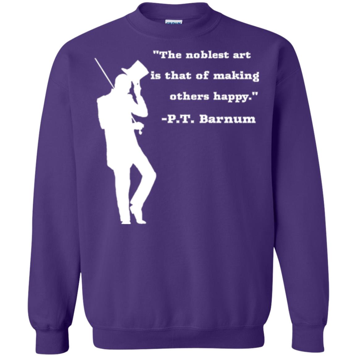 Circus Ring Master P.t. Barnum Quote T-shirt Purple
