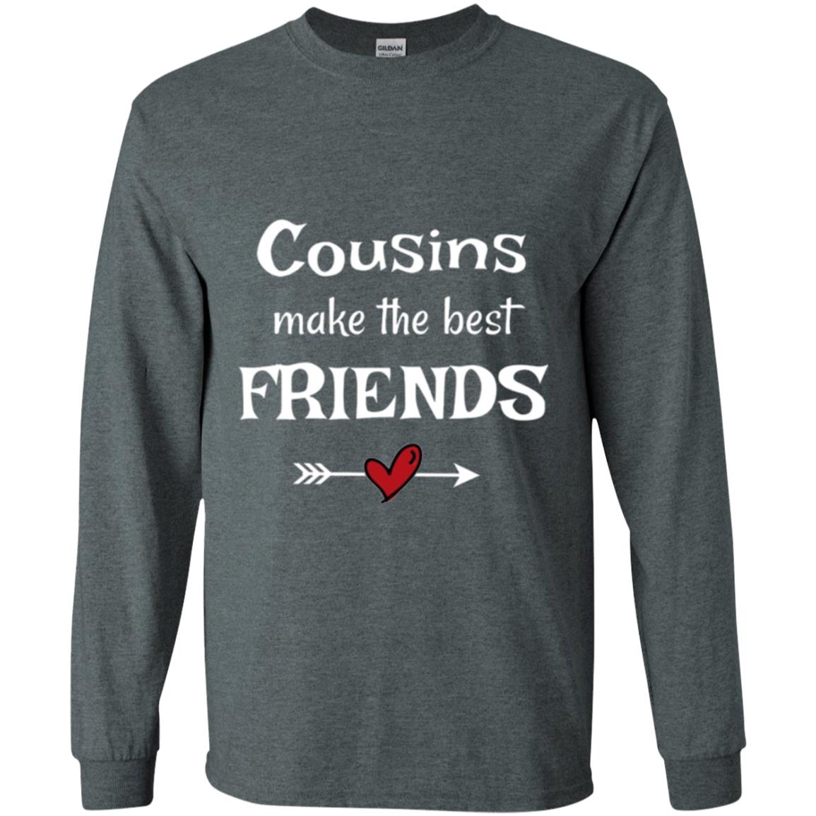 Cousins Make The Best Friends T-shirt Dark Heather