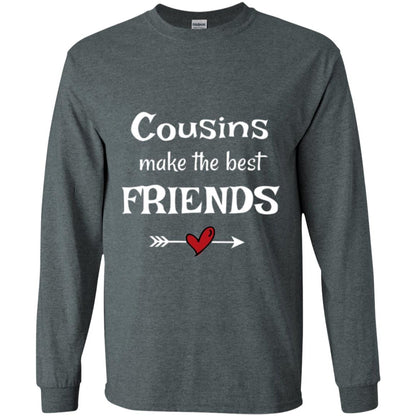 Cousins Make The Best Friends T-shirt Dark Heather