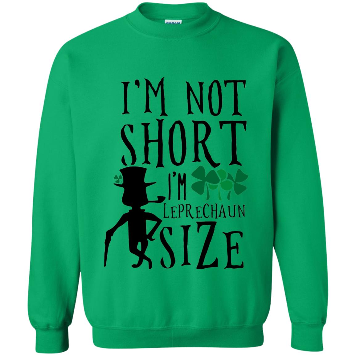 I_m Not Short Leprechaun Size Funny St Patrick_s Day T-shirt Irish Green