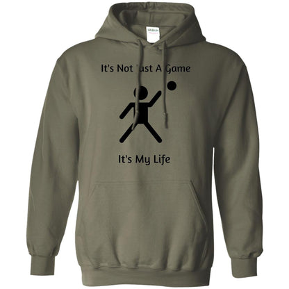 Basketball Shirt Its Not Just A Game Its My Life Military Green