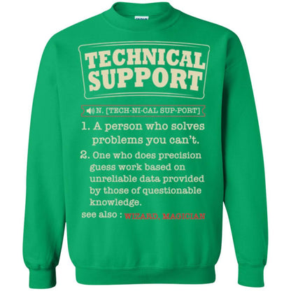 Computer Nerd T-shirt Technical Support Definition T-shirt Irish Green
