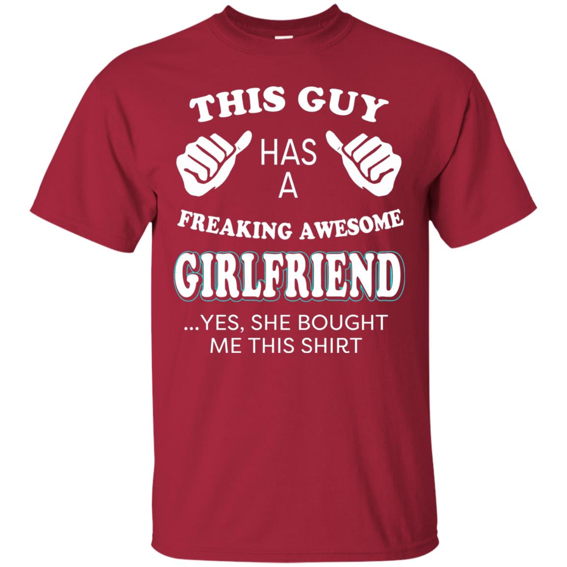 She Bought Me This Shirt Funny Freaking Awesome Girlfriend Cardinal