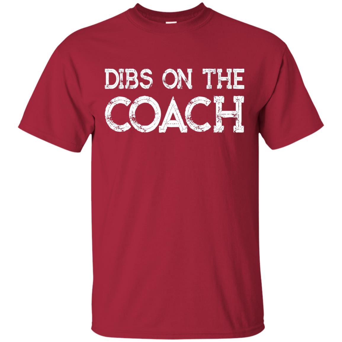 Dibs On The Coach Summer Vacation T-shirt Cardinal