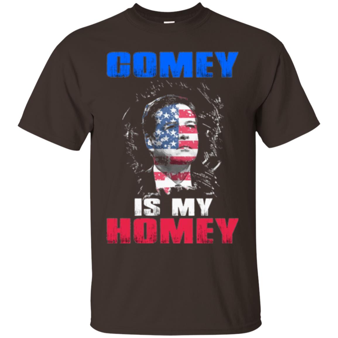 Fbi Director T-shirt Comey Is My Homey T-shirt Dark Chocolate