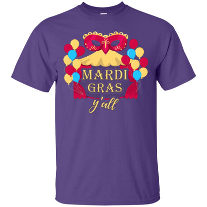 Mardi Gras T-shirt Y_all Purple