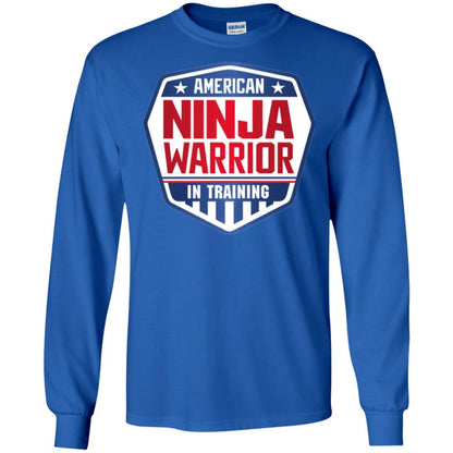 American Ninja Warrior In Training T-shirt Royal