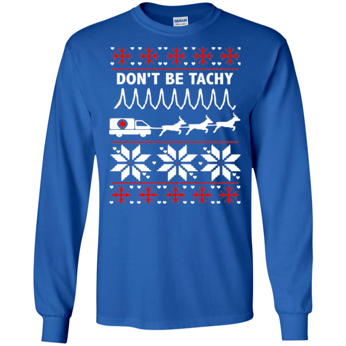 Cardiac Nurse T-shirt Don_t Be Tachy Royal