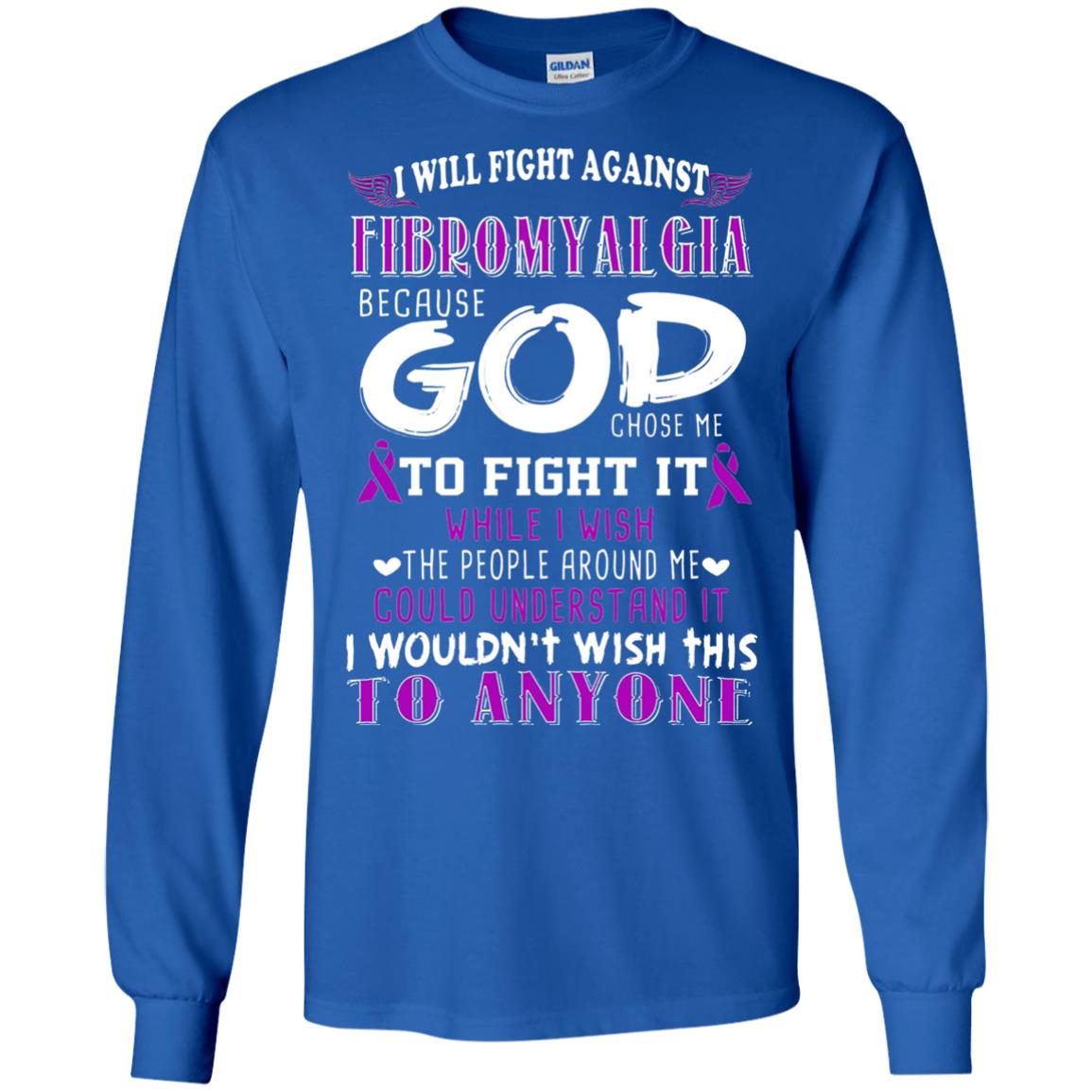 Fibromyalgia Awareness Shirt I Will Fight Against Fibromyalgia Royal