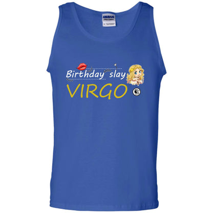 Cute Virgo Girl Birthday Lip Slay T-shirt Royal