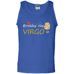 Cute Virgo Girl Birthday Lip Slay T-shirtG220 Gildan 100% Cotton Tank Top