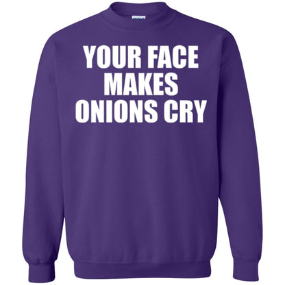 Your Face Makes Onions Cry T-shirt Purple