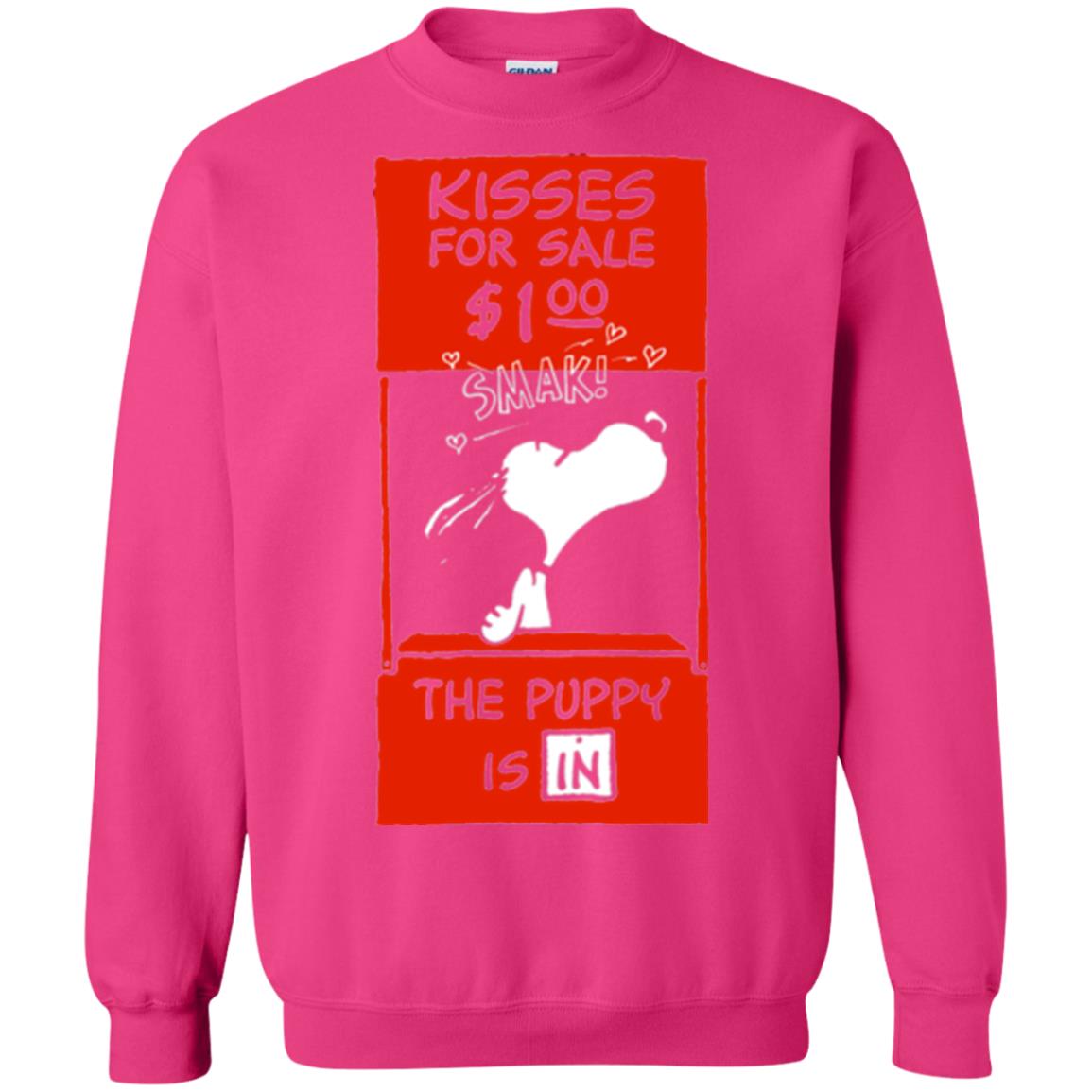 Peanuts Snoopy Kisses Valentines T-shirt Heliconia