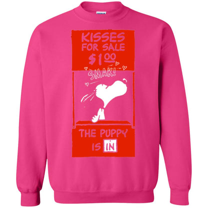 Peanuts Snoopy Kisses Valentines T-shirt Heliconia
