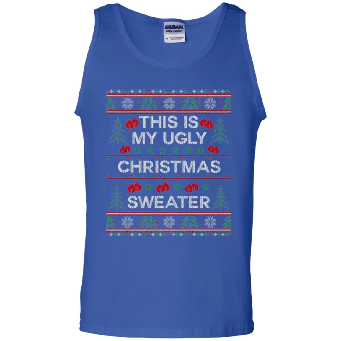 Christmas T-shirt This Is My Ugly Christmas Sweater Royal