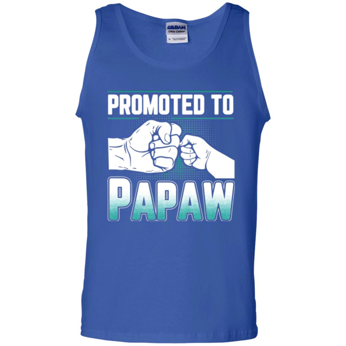 Promoted To Papaw Papa T-shirt Royal