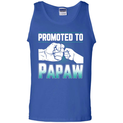 Promoted To Papaw Papa T-shirt Royal