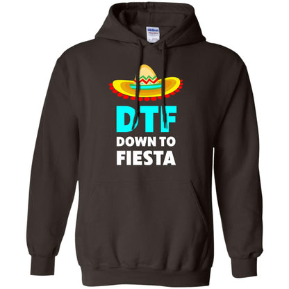 Down To Fiesta Dtf Funny Cinco De Mayo T-shirt Dark Chocolate