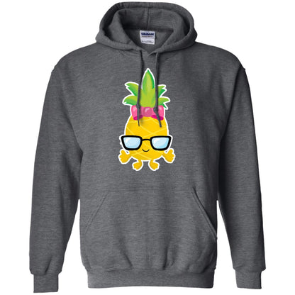 Funny Pineapple With Glasses For Girls Womens Shirt Dark Heather