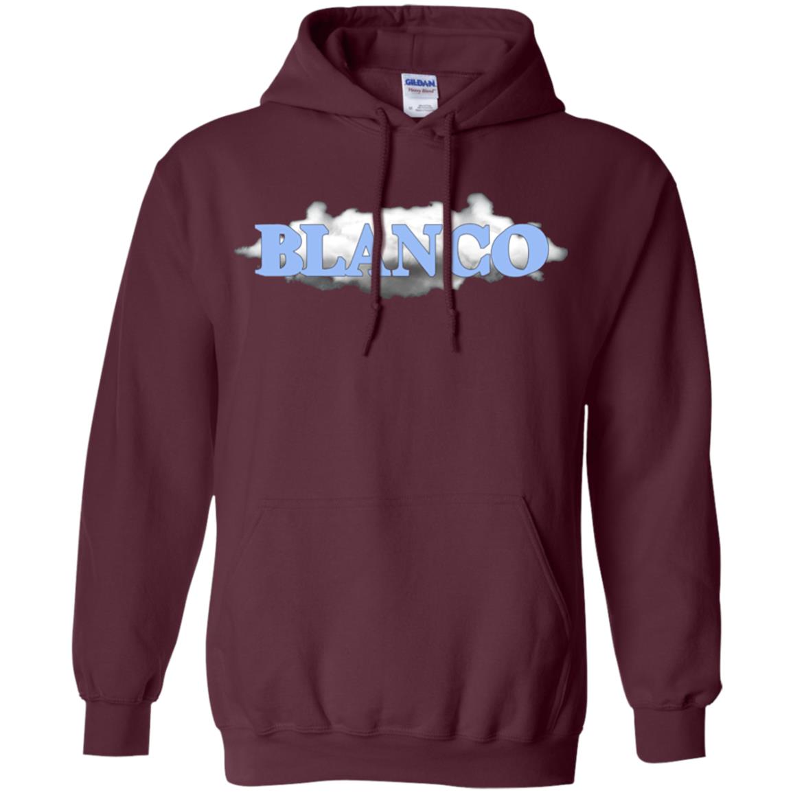 Blanco White Cloud T-shirt Maroon