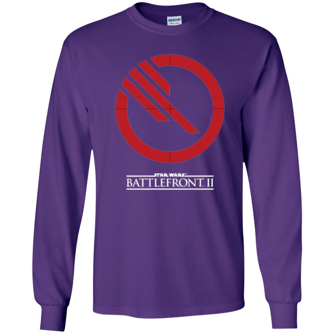 Film T-shirt Battlefront Ii Inferno Squad Logo Graphic Purple
