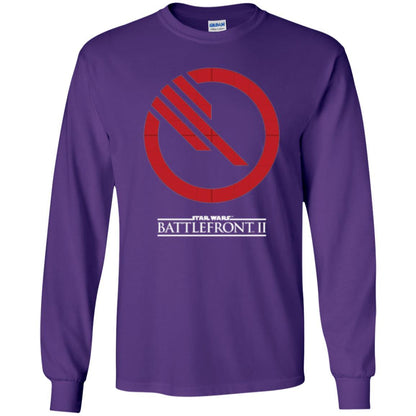 Film T-shirt Battlefront Ii Inferno Squad Logo Graphic Purple