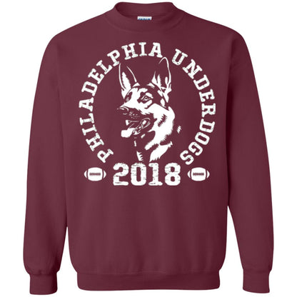 Dog Lover T-shirt Philadelphia Underdogs T-shirt Maroon