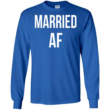 Married Af Funny T-shirt Royal