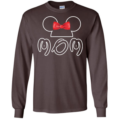 Minnie Mom T-shirt Dark Chocolate