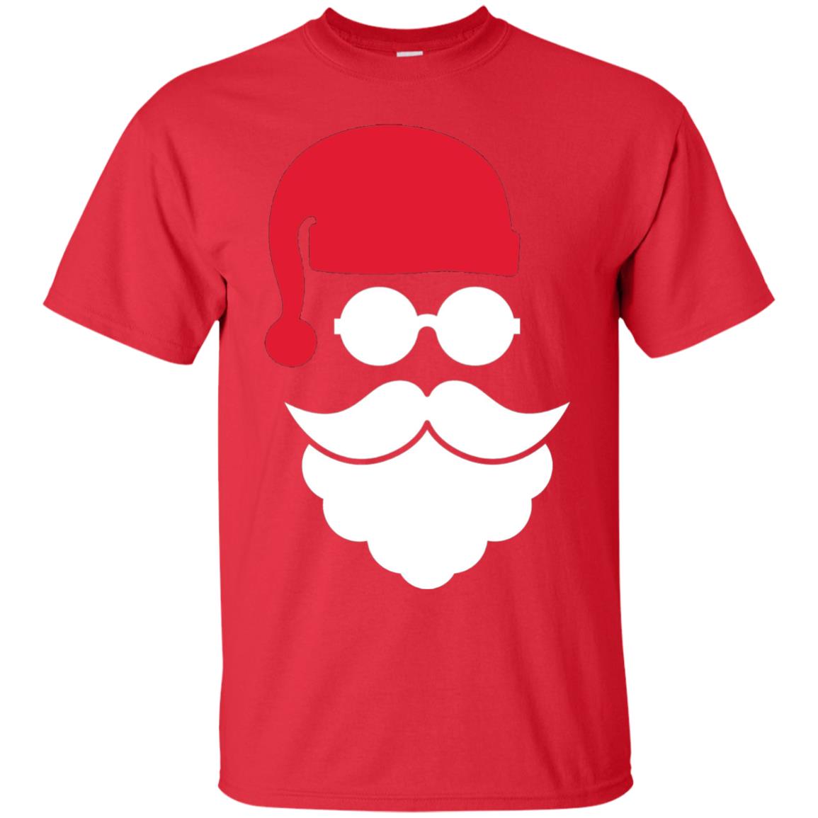 Christmas Shirt Santa Claus Face Red