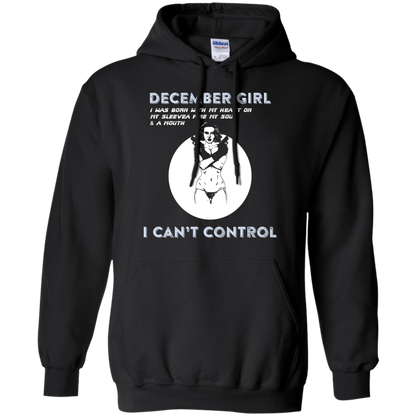 December Girl I Was Born With My Heart T-shirt Black