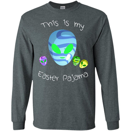 Easter Pajama Alien Shirt Dark Heather