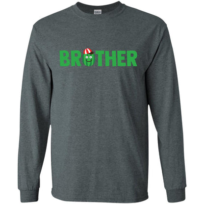 Brother Watermelon Funny Summer Melon Fruit Shirt For Brother Dark Heather