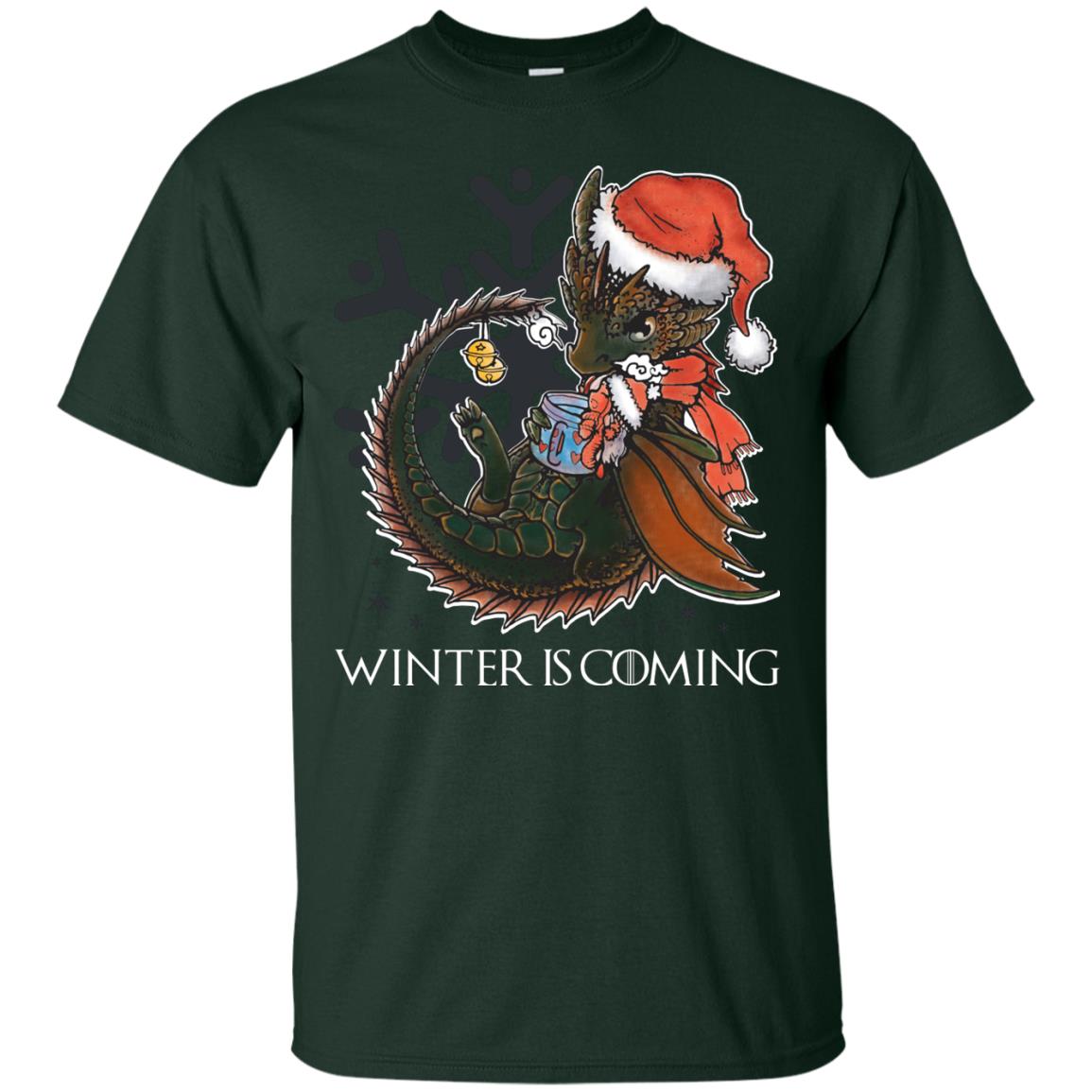 Winter Is Coming Christmas Shirt Forest
