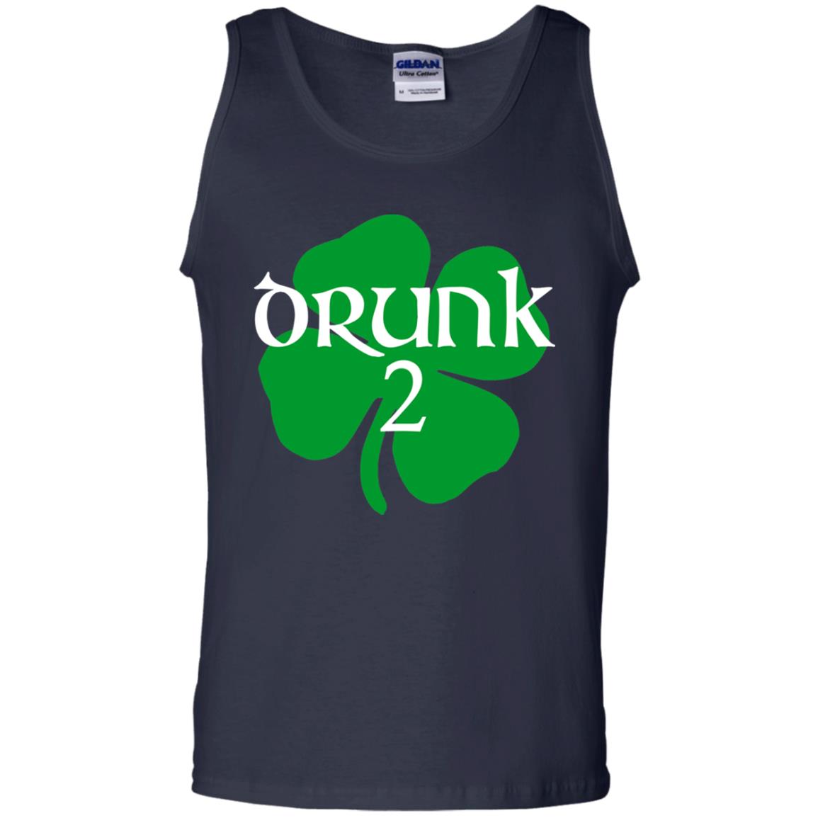 Drunk 2 Lucky Thing St. Patrick_s Day Irish T-shirt Navy