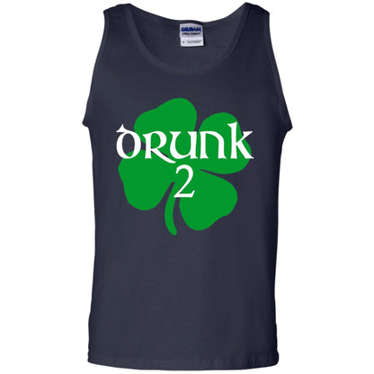 Drunk 2 Lucky Thing St. Patrick_s Day Irish T-shirt Navy