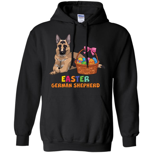 Easter German Shepherd Dog Lover T-shirt For Easter Black