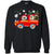 Pomeranians Dogs On Car Merry Christmas Gift ShirtG180 Gildan Crewneck Pullover Sweatshirt 8 oz.