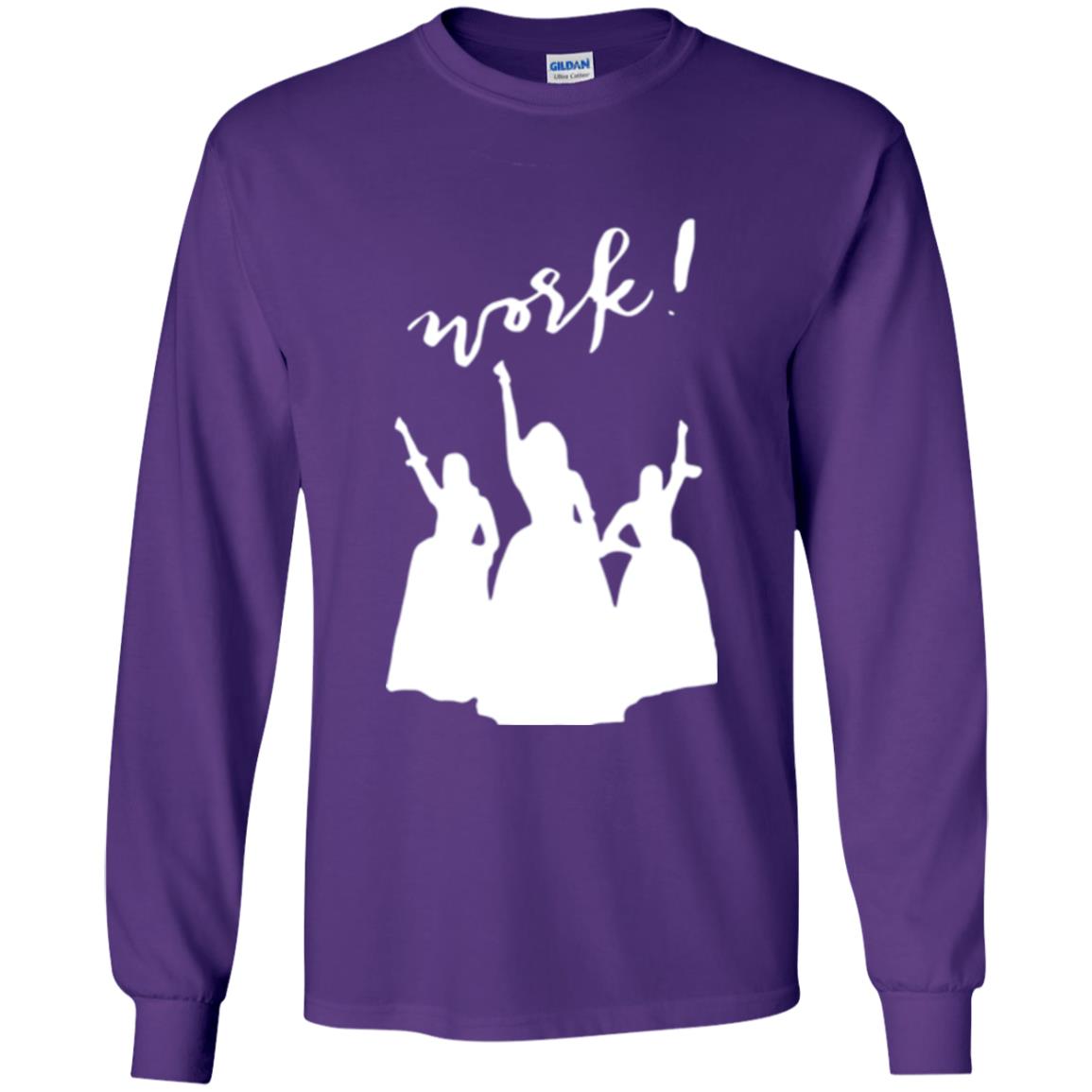 Schuyler Sisters T-shirt Work Purple