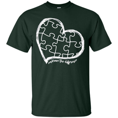 Autism Awareness Embrace Differences Shirt Forest