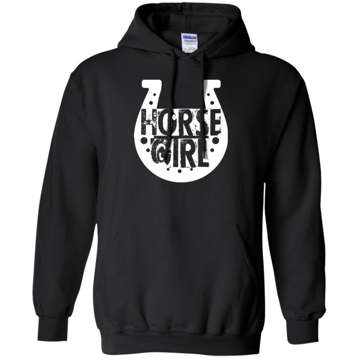 Horse Girl T-shirt I Love My Horses Racing Black