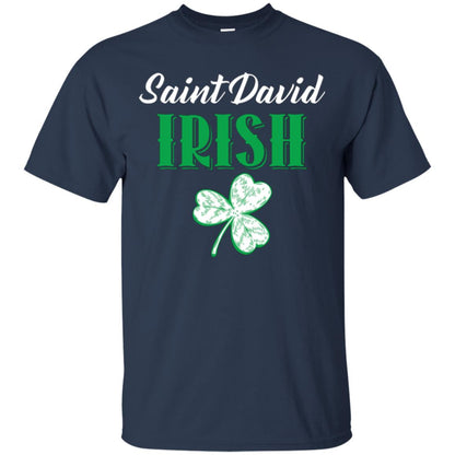 Saint Patrick's Day T-shirt Saint David Irish Navy