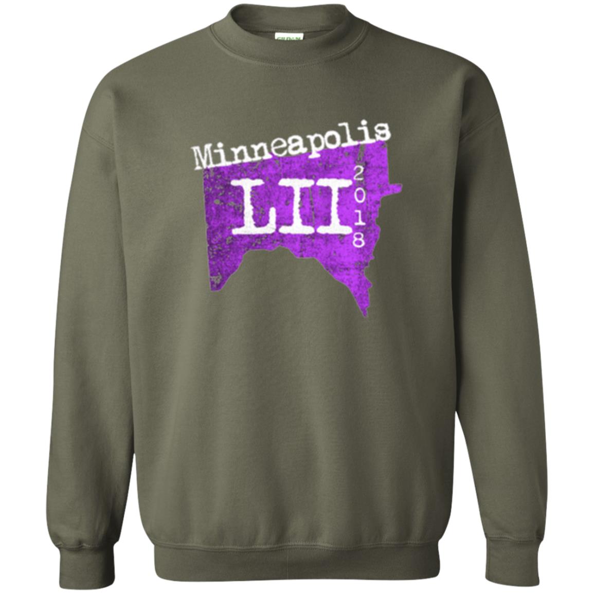 Football Lover T-shirt Minneapolis Minnesota 2018 T-shirt Military Green