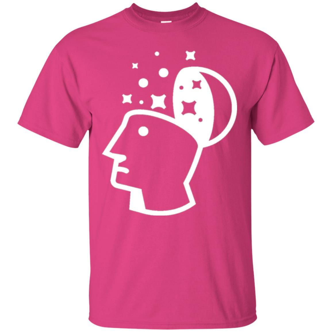 Look Into His Head Creative Thinking T-shirt Heliconia