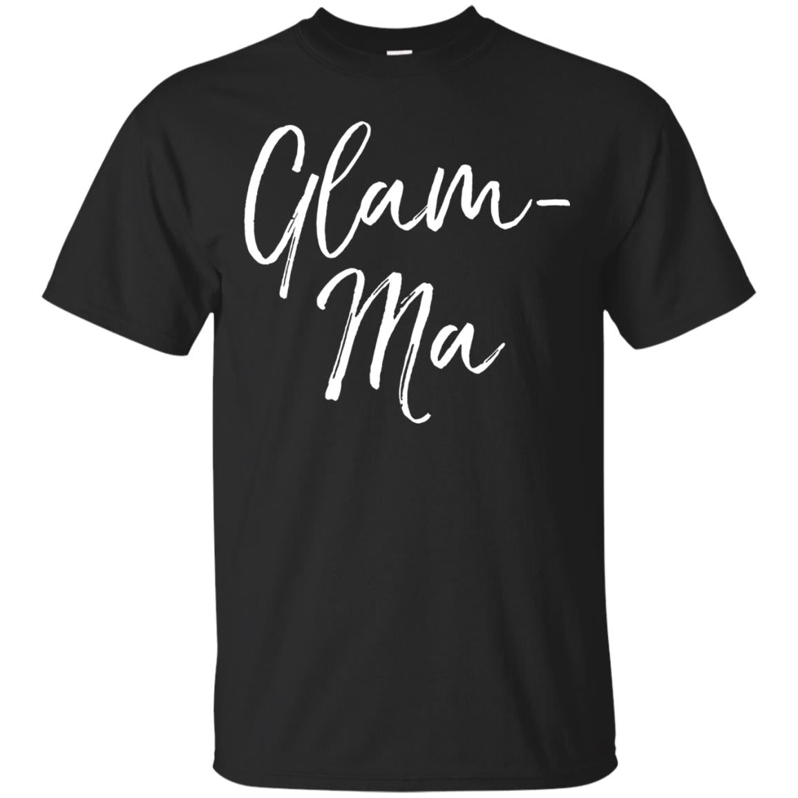 Glamorous Grandma Fabulous T-shirt Glam-ma T-shirt Black