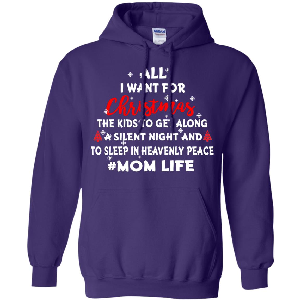 All I Want For Christmas The Kids To Get Along A Silent Night And To Sleep In Heavenly Pleace Purple