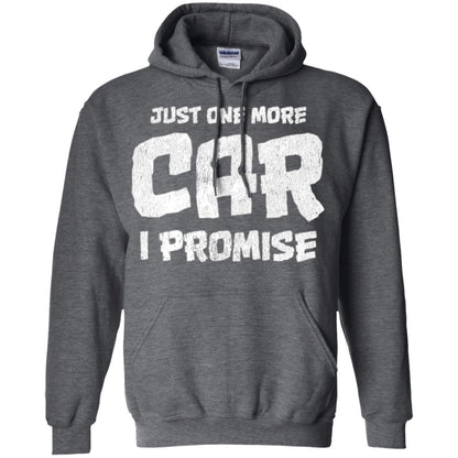Car Lovers T-shirt Just One More Car I Promise Dark Heather