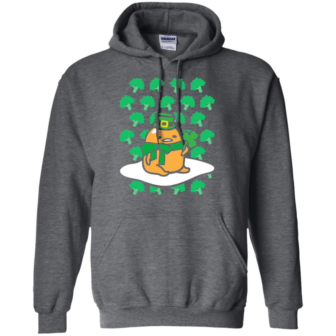 St. Patrick_s Day T-shirt Clover Dark Heather