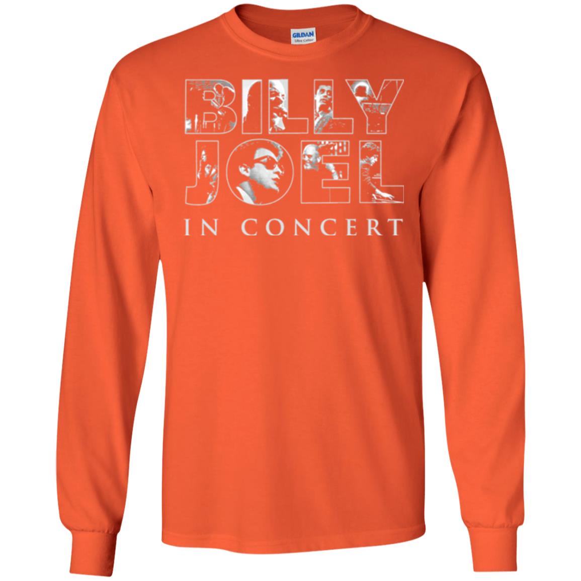 Artist T-shirt Billy Joel In Concert Orange