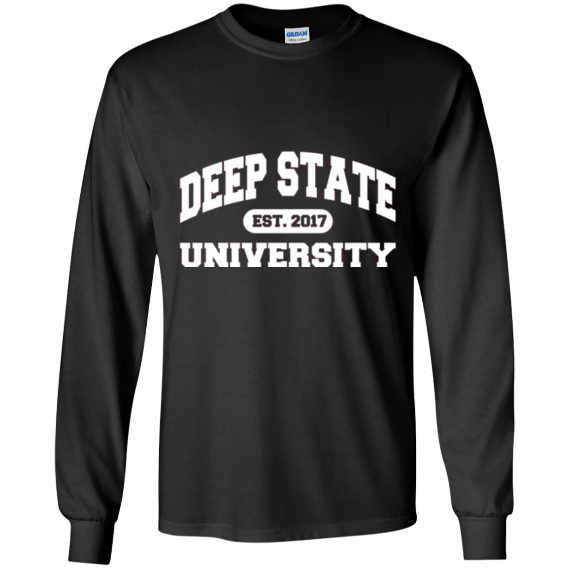 Deep State University T-shirt Black